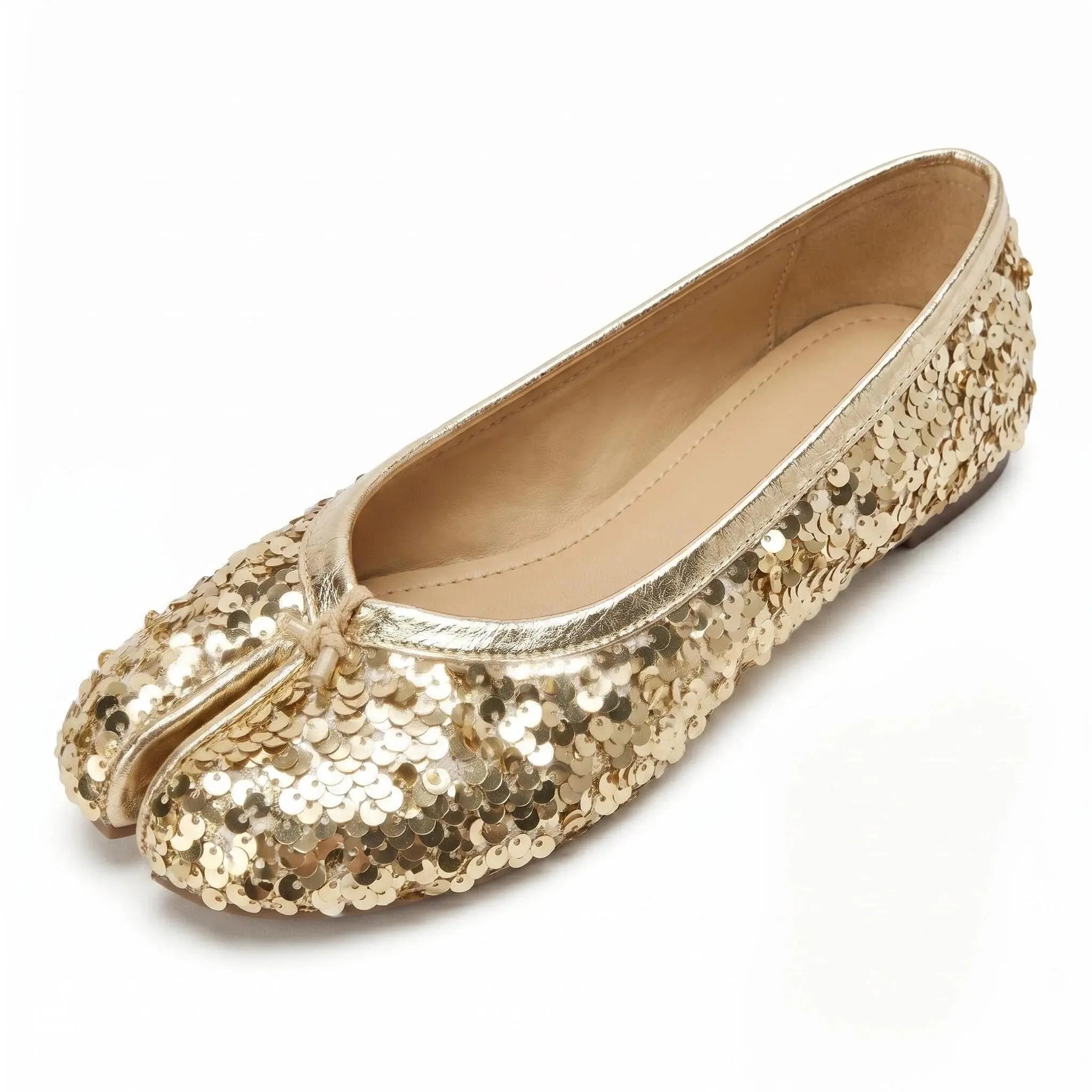 Sequin Tabi Flats