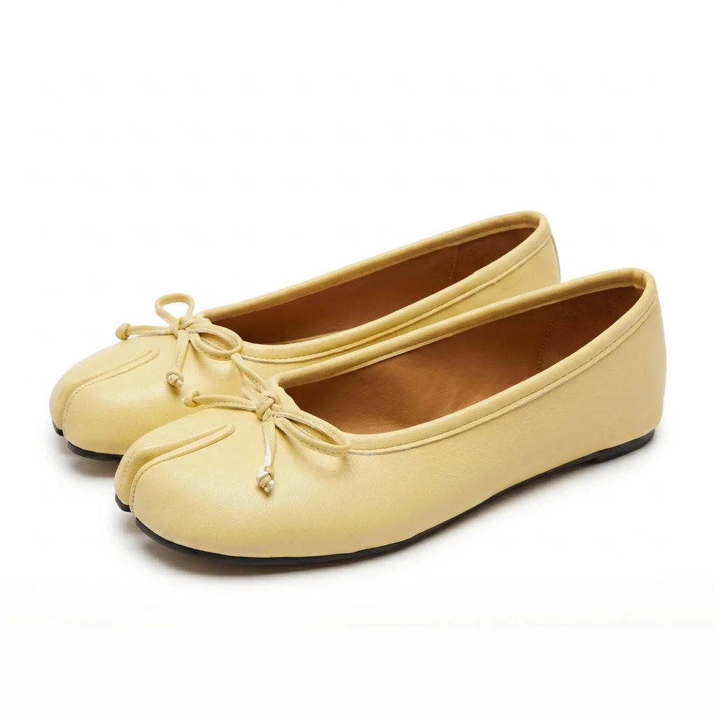 Bow Tabi Ballet Flats