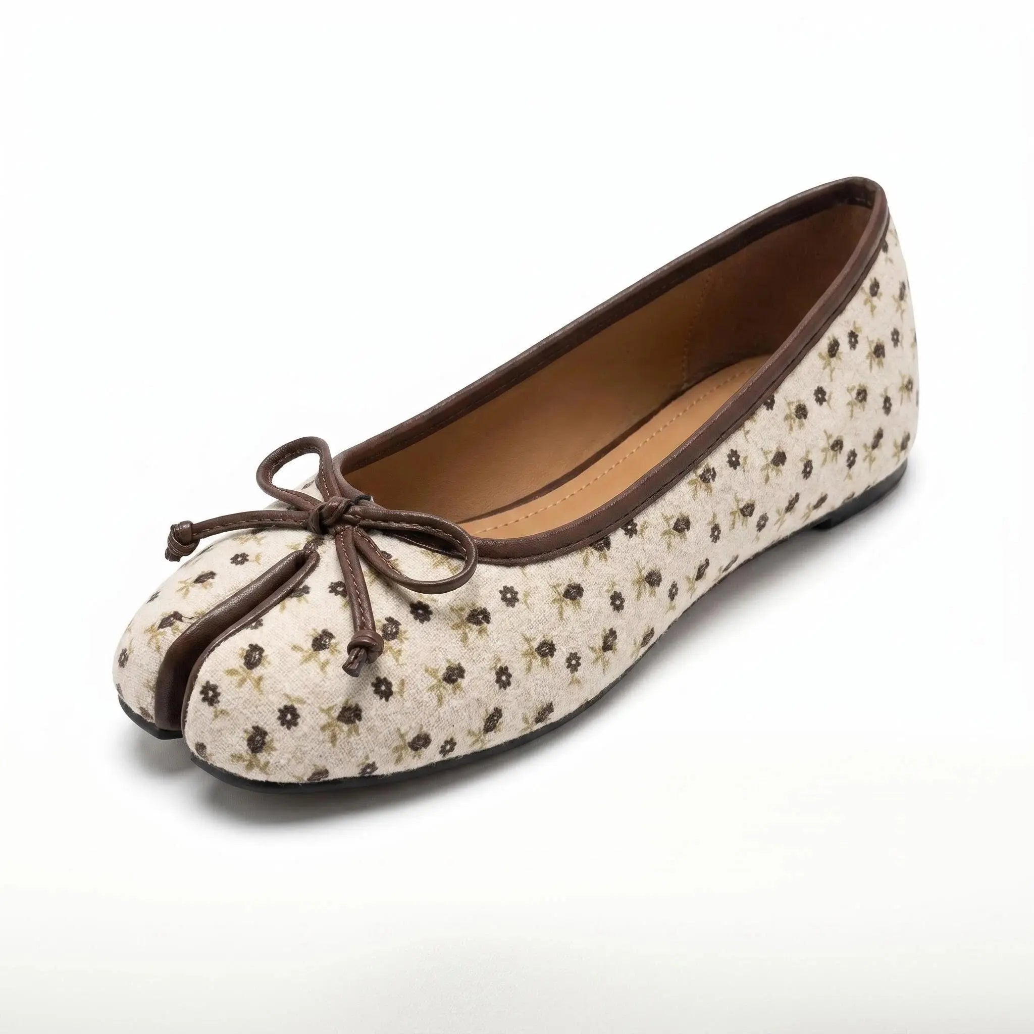 Bow Tabi Ballet Flats