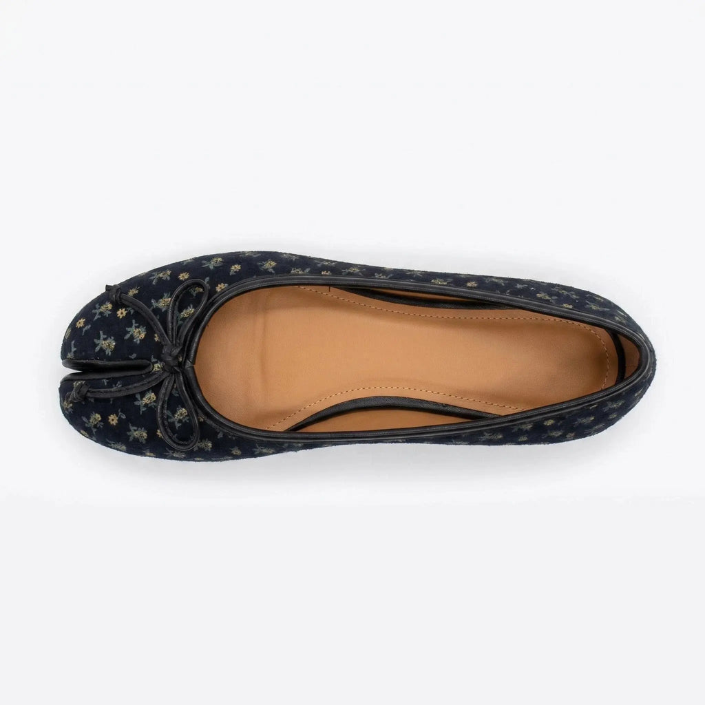 Bow Tabi Ballet Flats