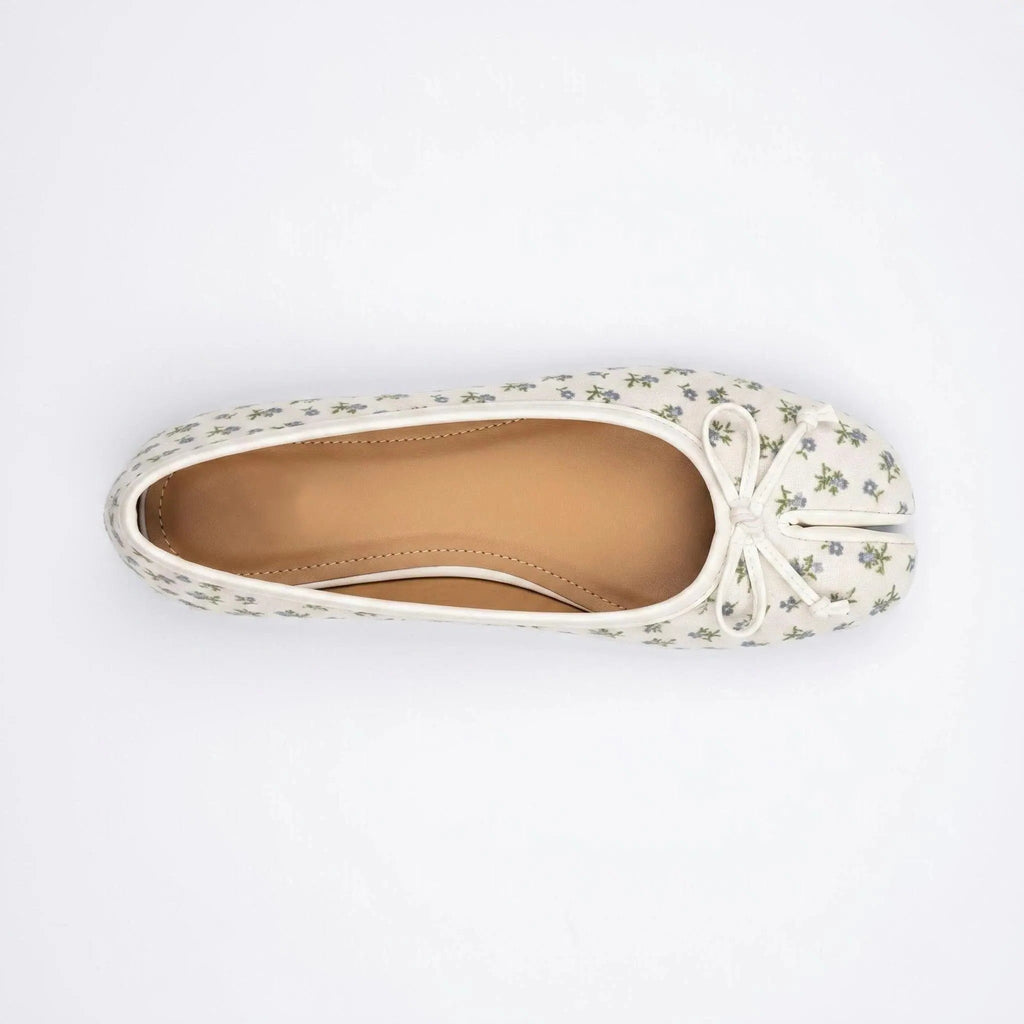 Bow Tabi Ballet Flats