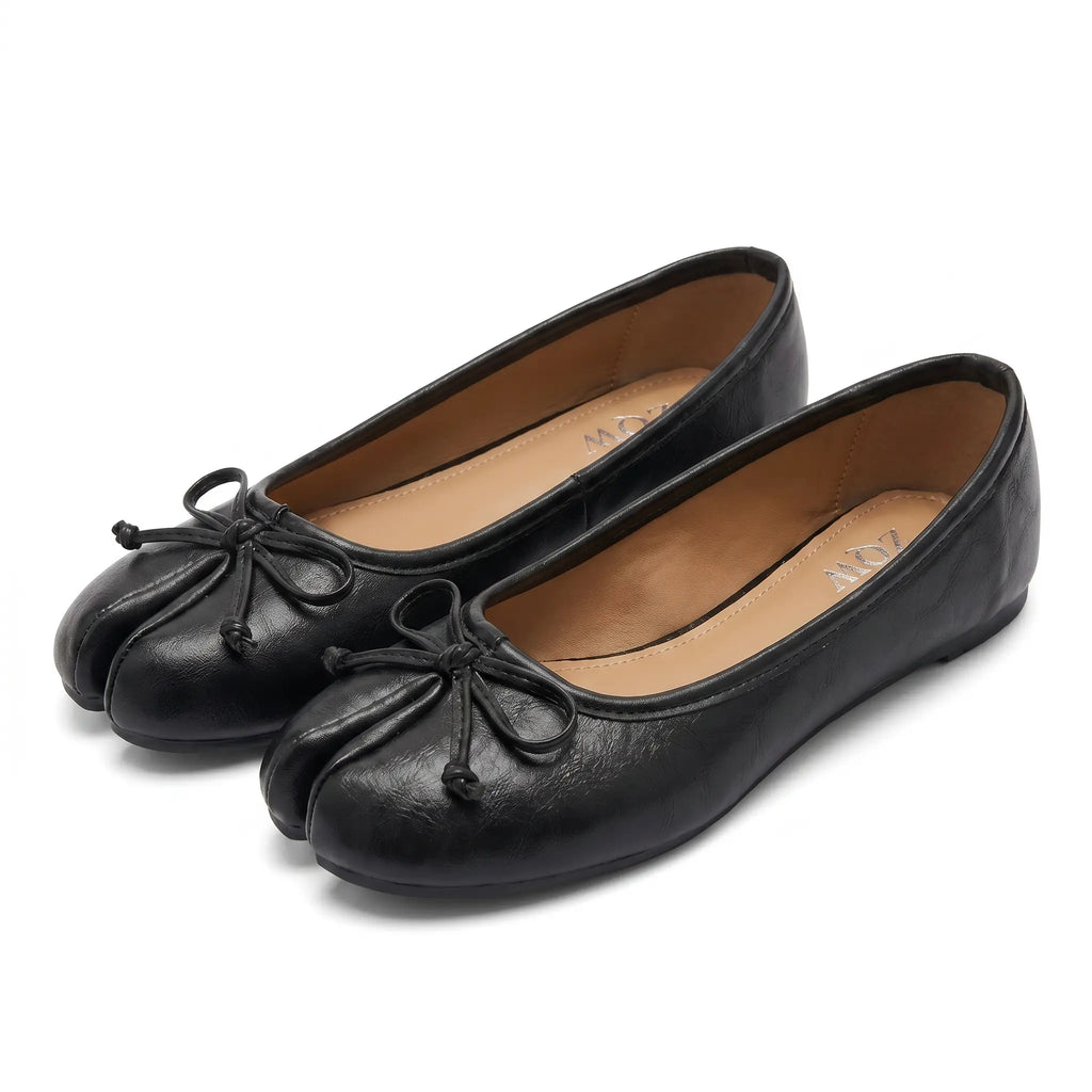 Bow Tabi Ballet Flats