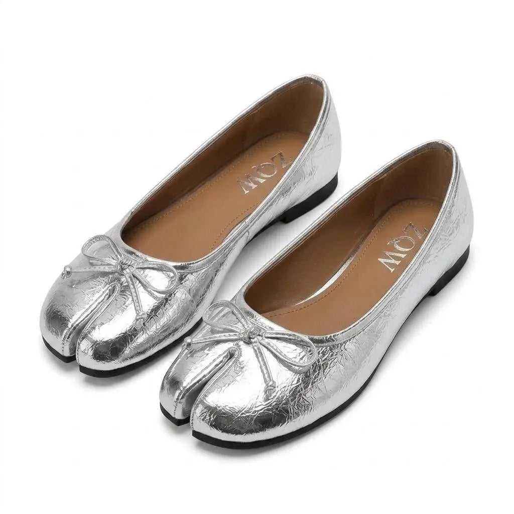 Bow Tabi Ballet Flats