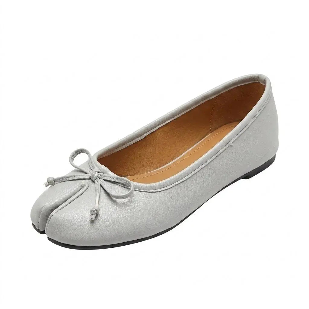 Bow Tabi Ballet Flats