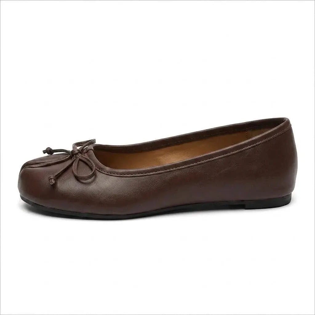 Bow Tabi Ballet Flats