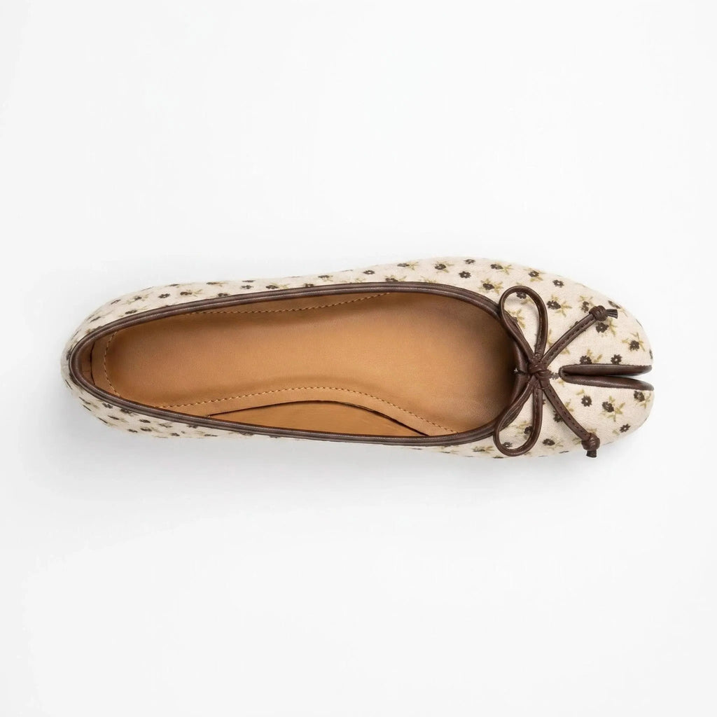 Bow Tabi Ballet Flats