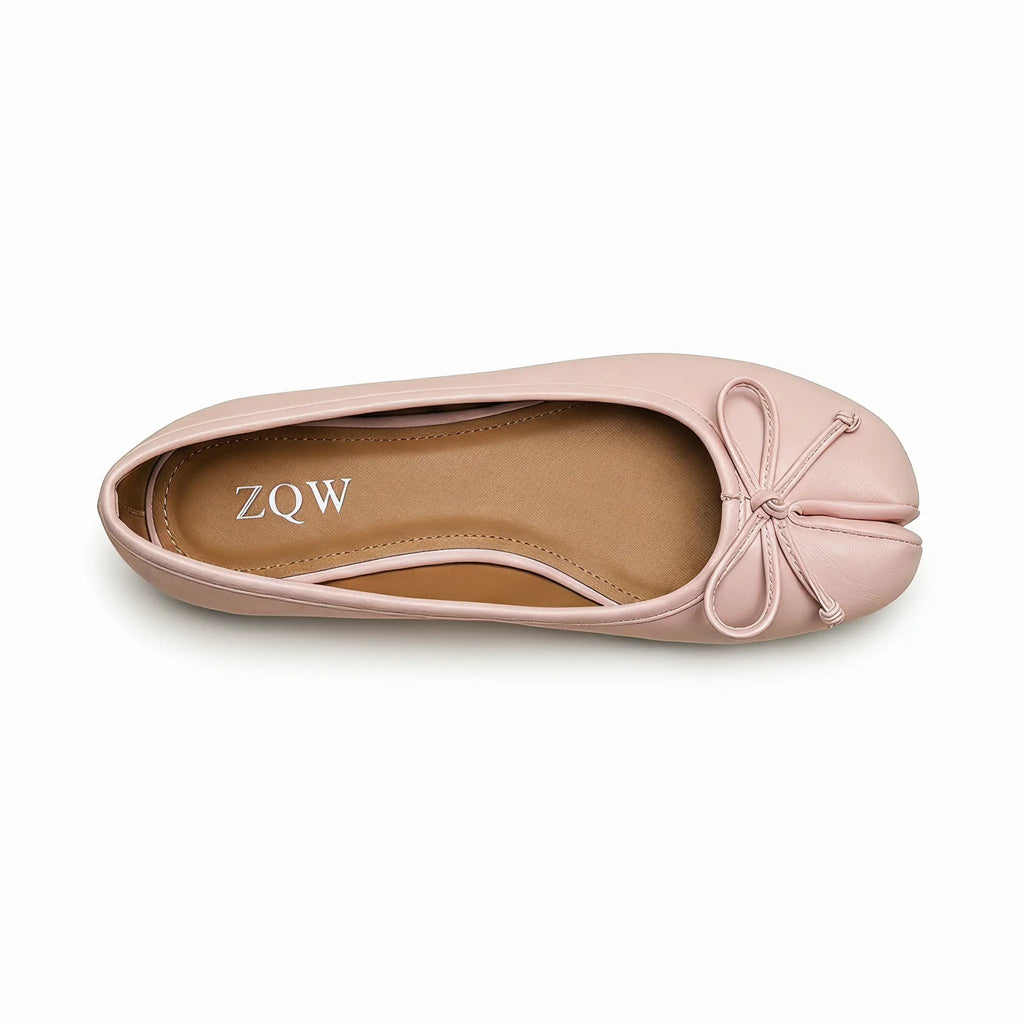 Bow Tabi Ballet Flats