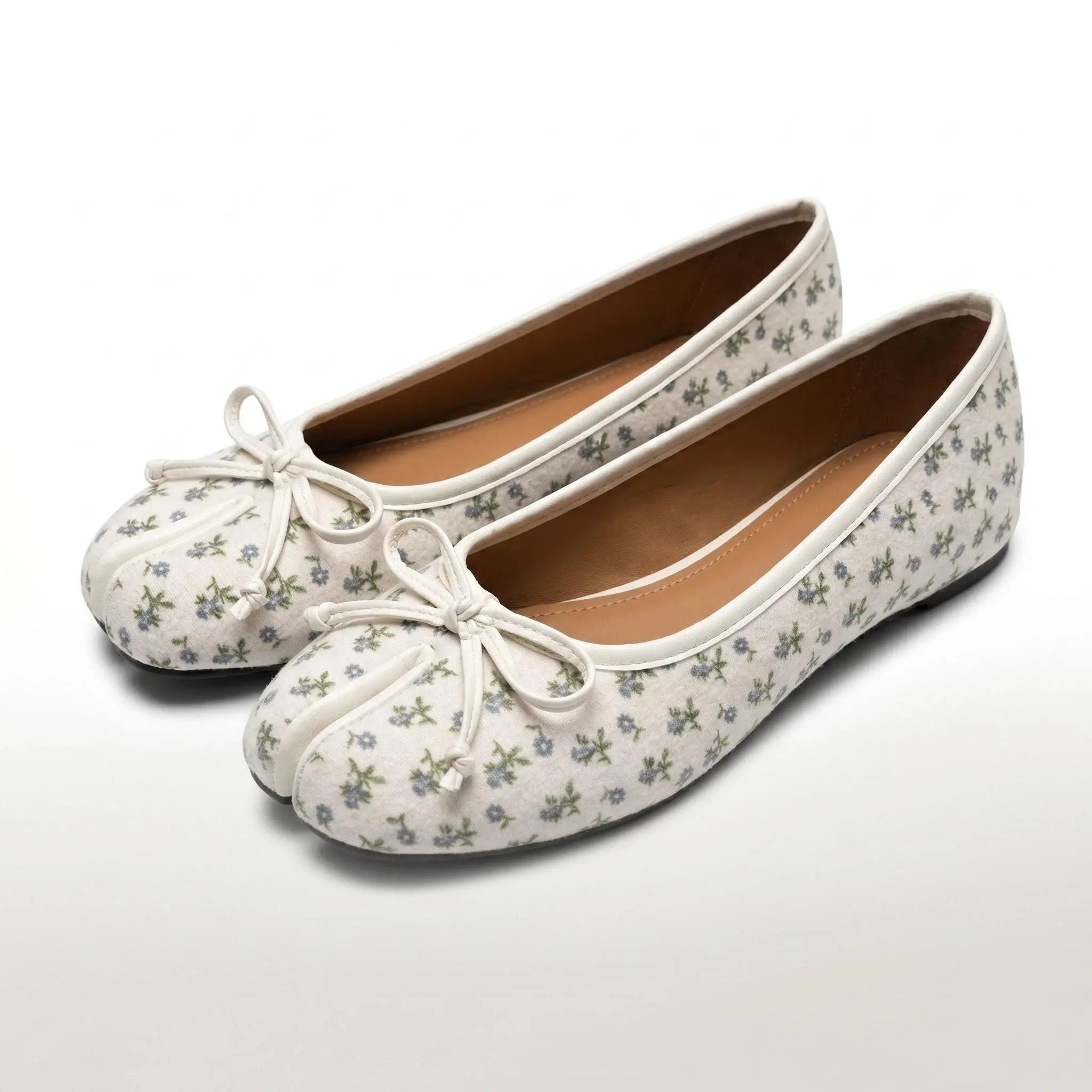 Bow Tabi Ballet Flats