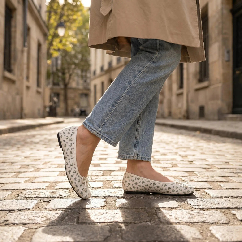 Bow Tabi Ballet Flats