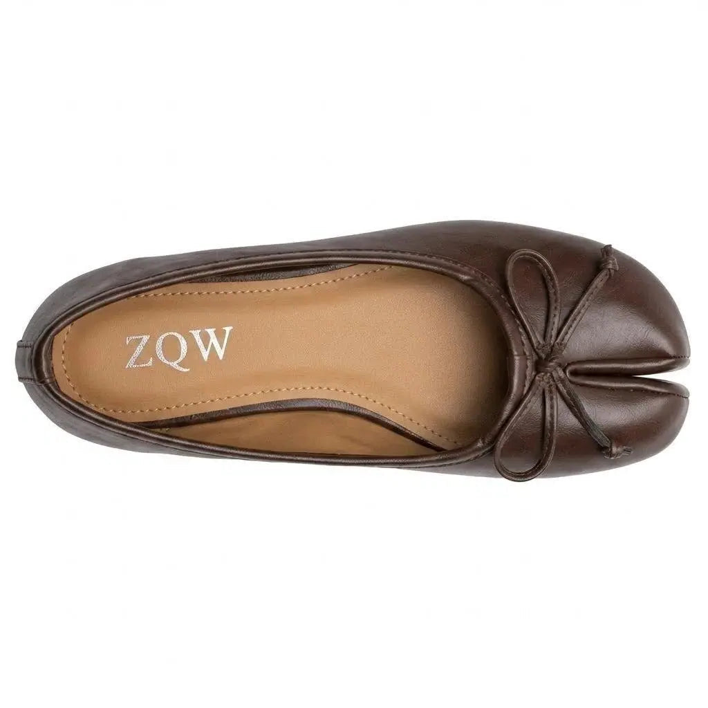 Bow Tabi Ballet Flats