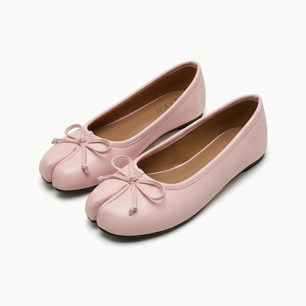 Bow Tabi Ballet Flats