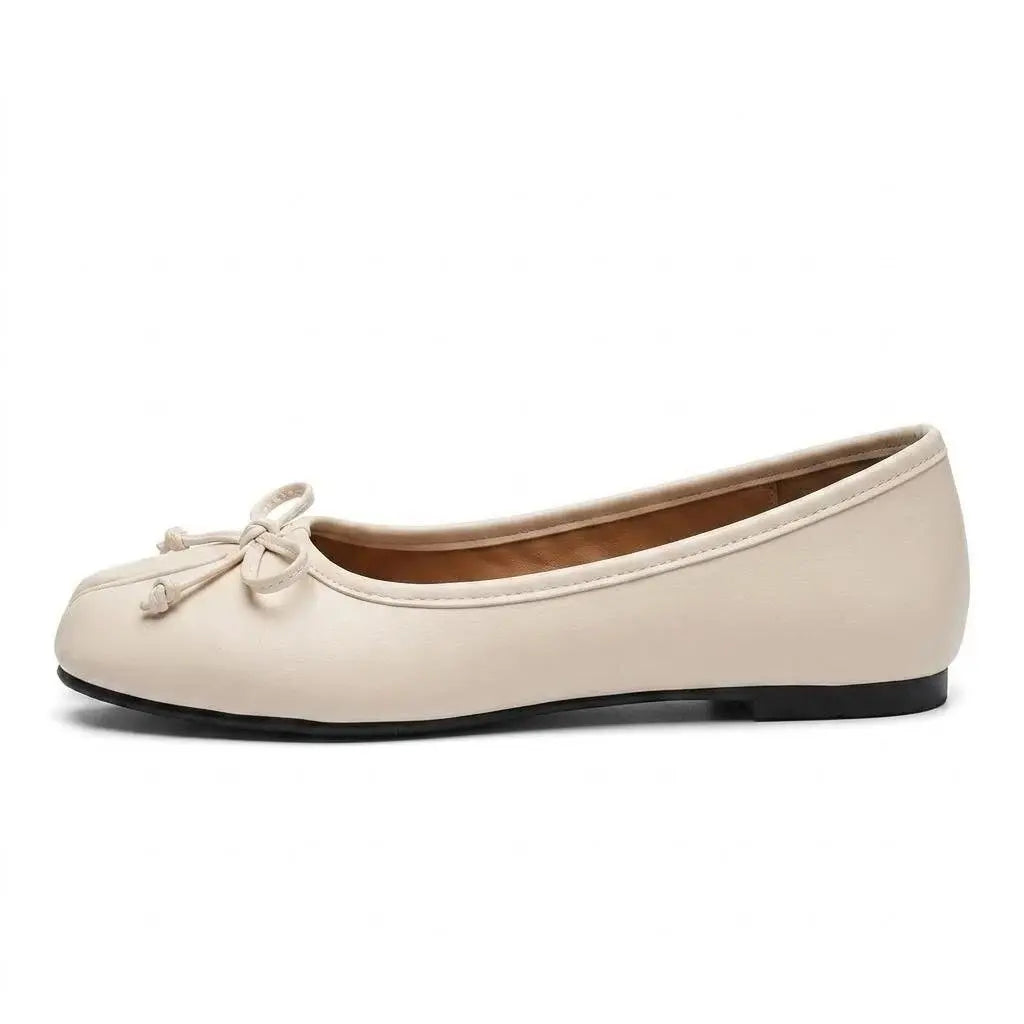 Bow Tabi Ballet Flats
