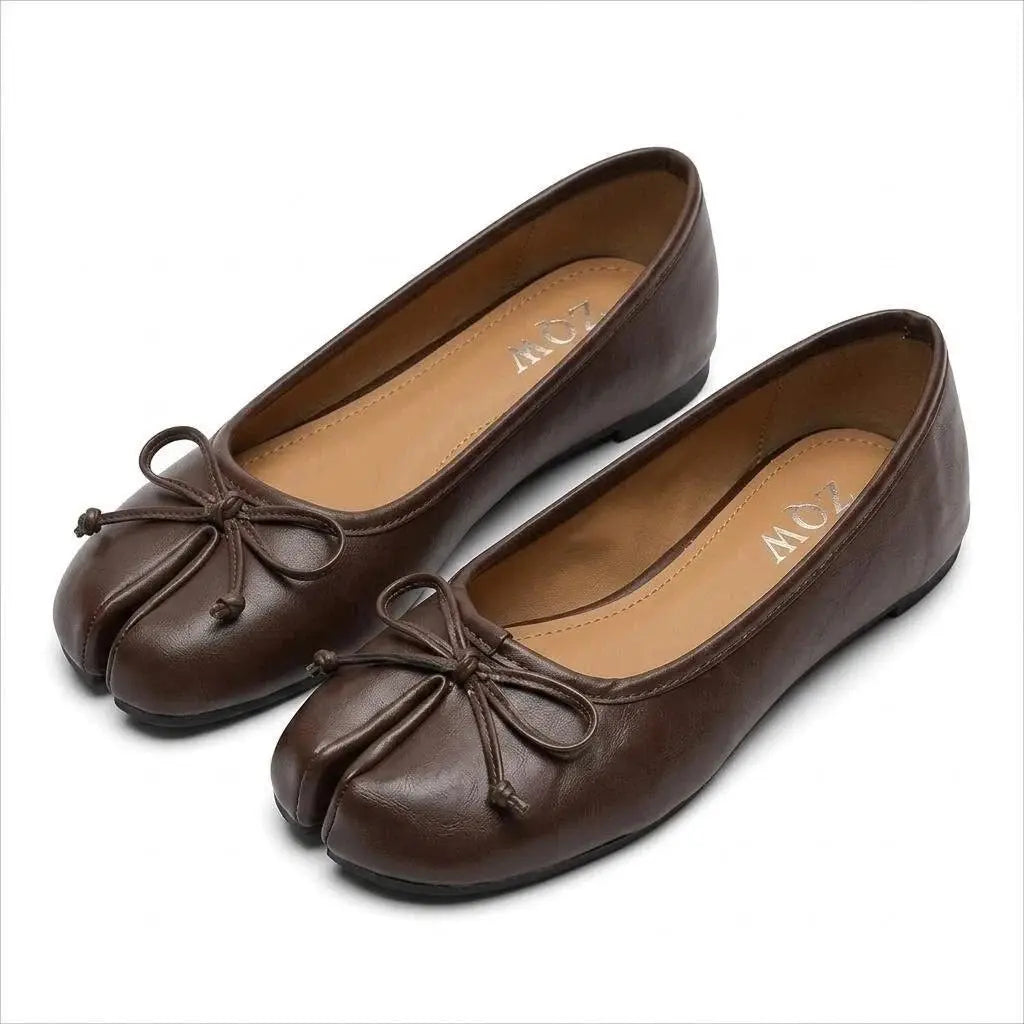 Bow Tabi Ballet Flats