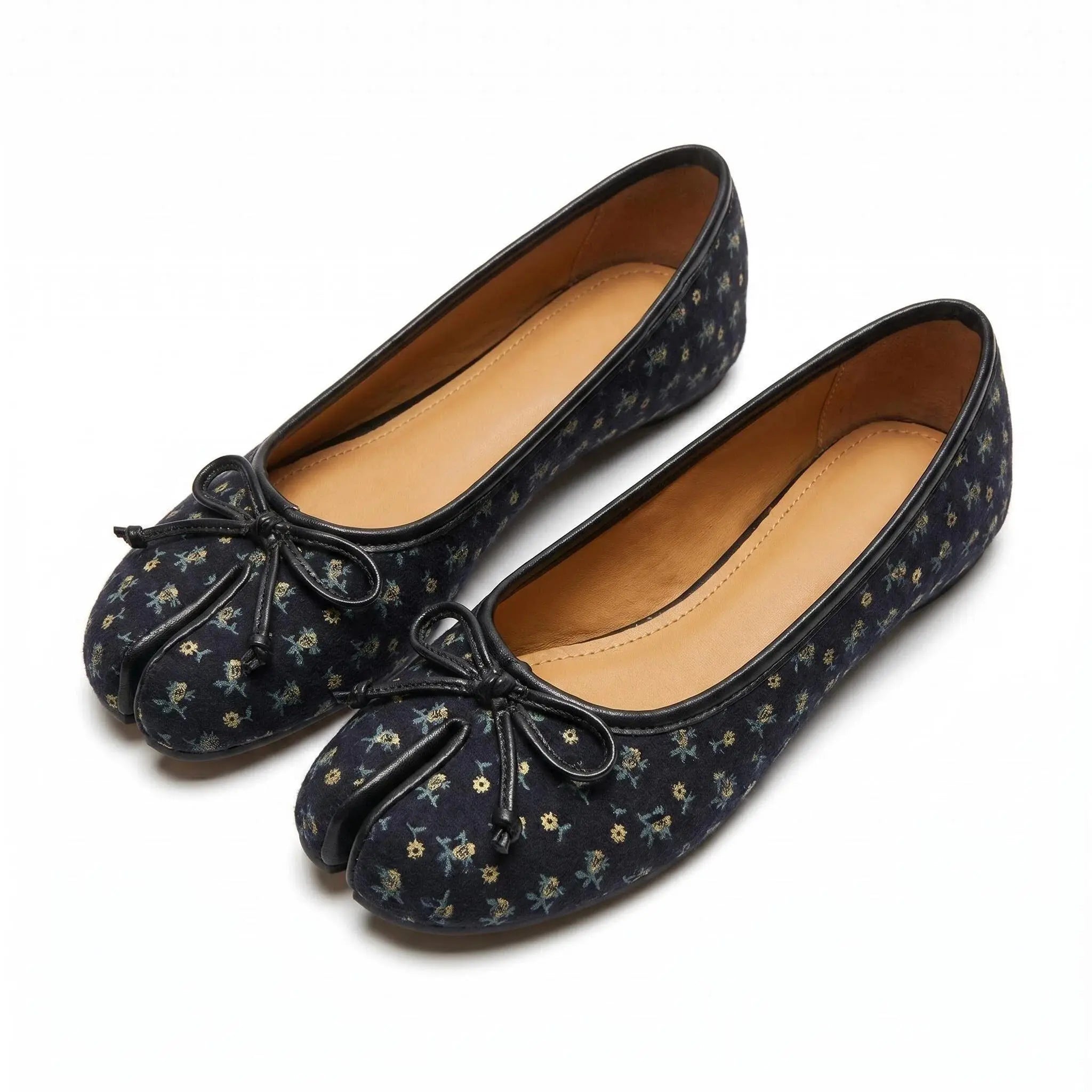 Bow Tabi Ballet Flats