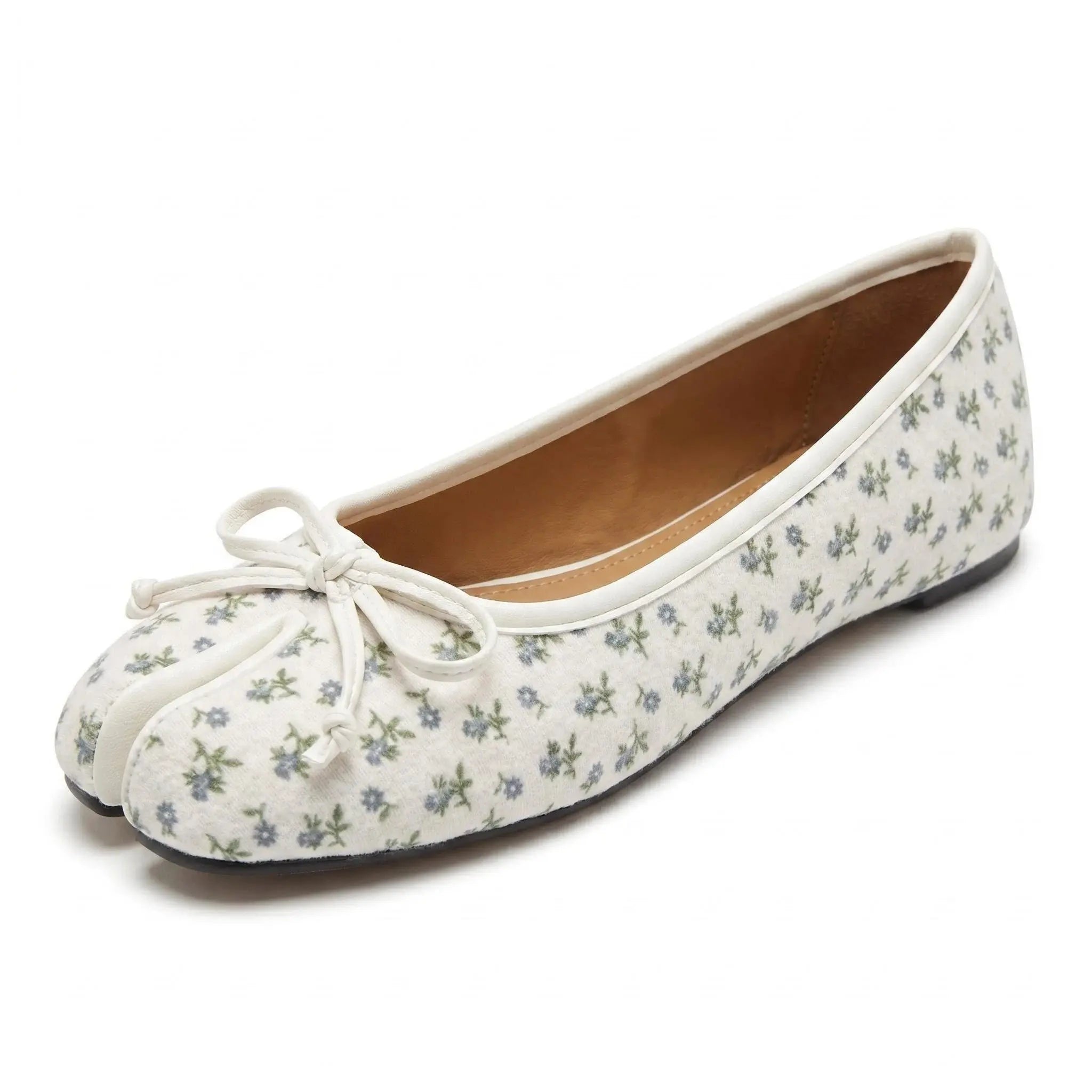 Bow Tabi Ballet Flats