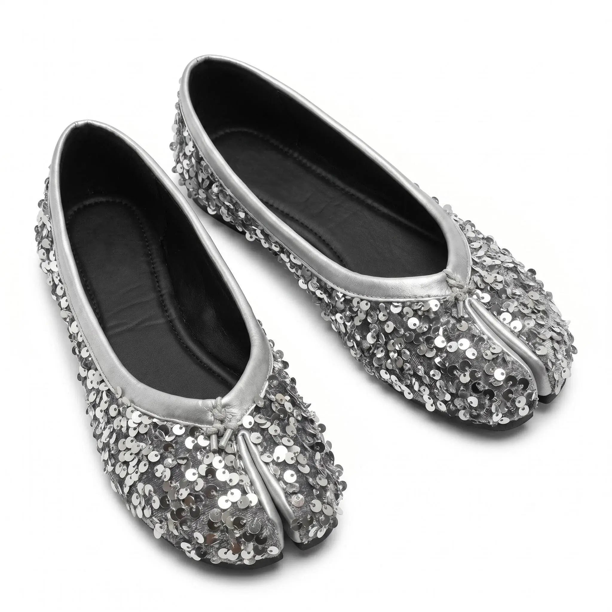 Sequin Tabi Flats