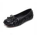 Sequin Bow Tabi Flats
