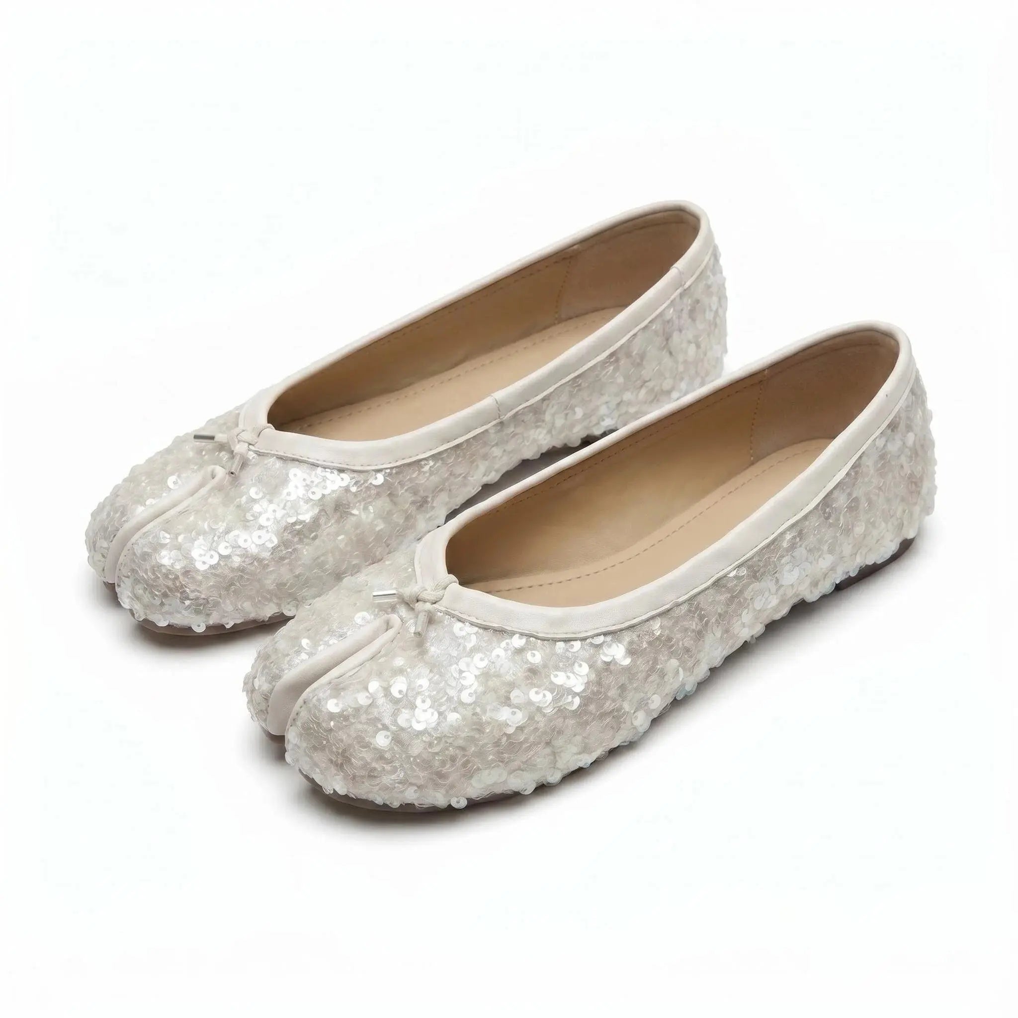 Sequin Tabi Flats