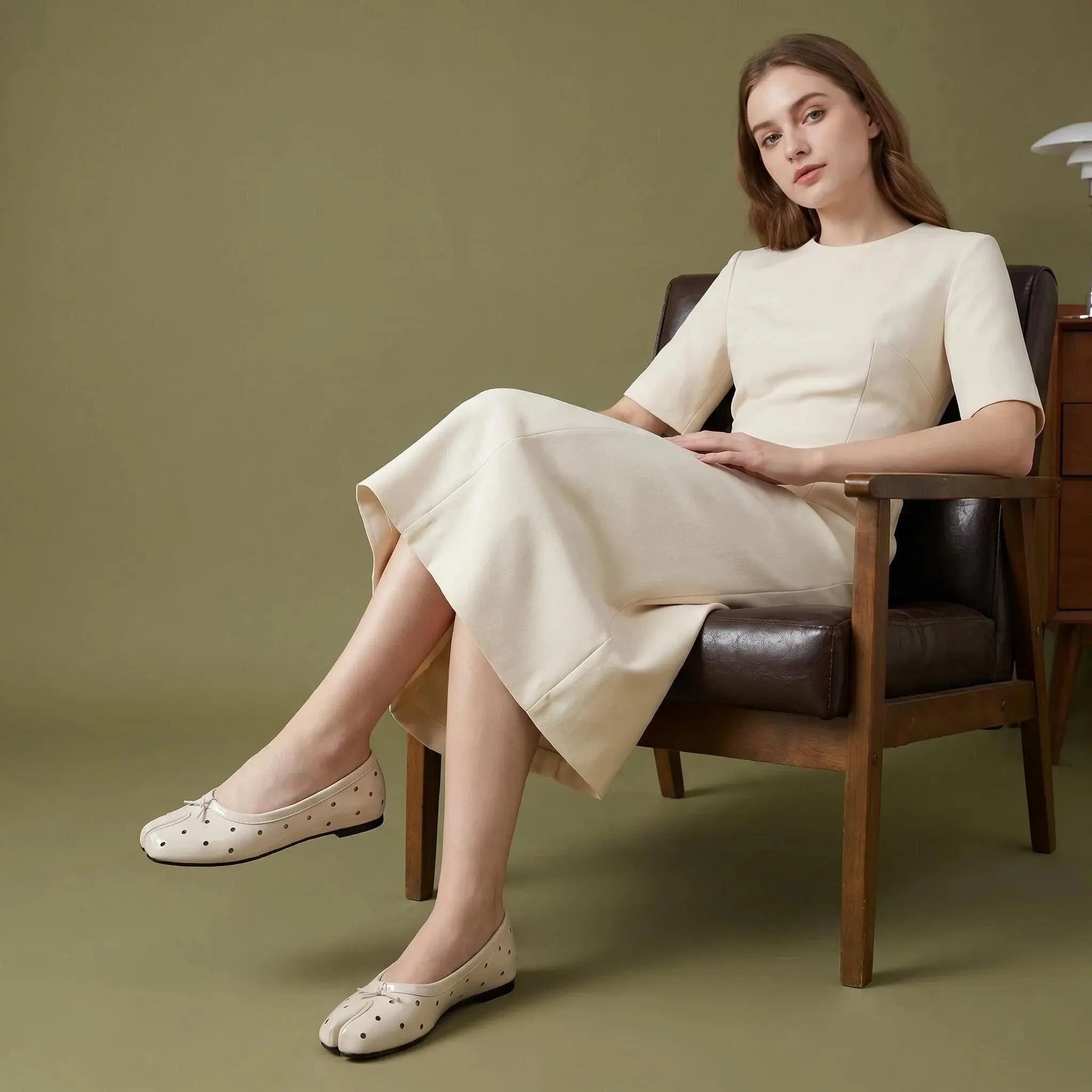 Dot-Air Tabi Ballet Flats
