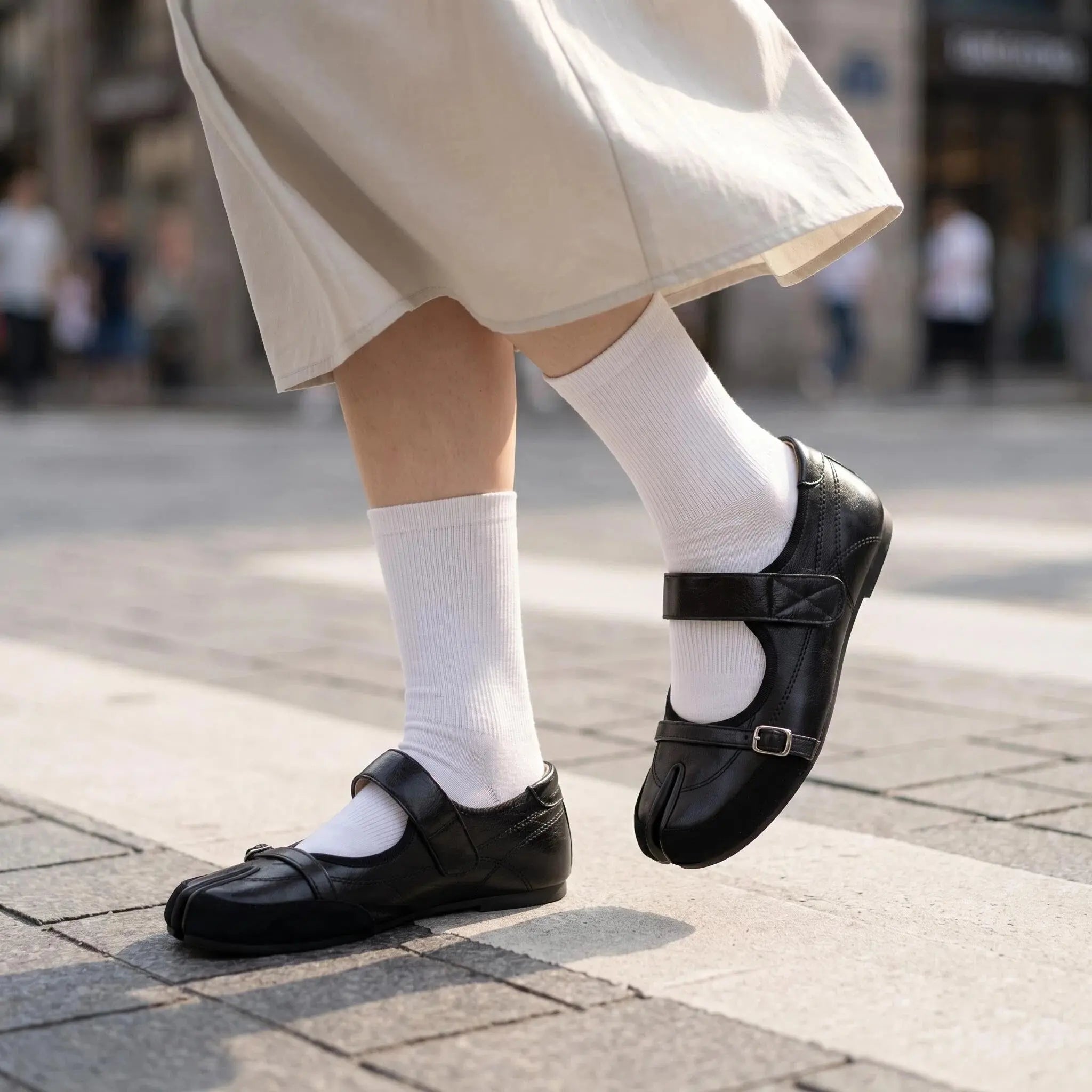Hook & Loop Tabi Mary Janes