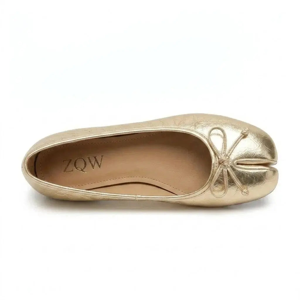 Bow Tabi Ballet Flats