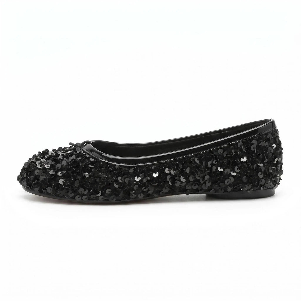 Sequin Tabi Flats