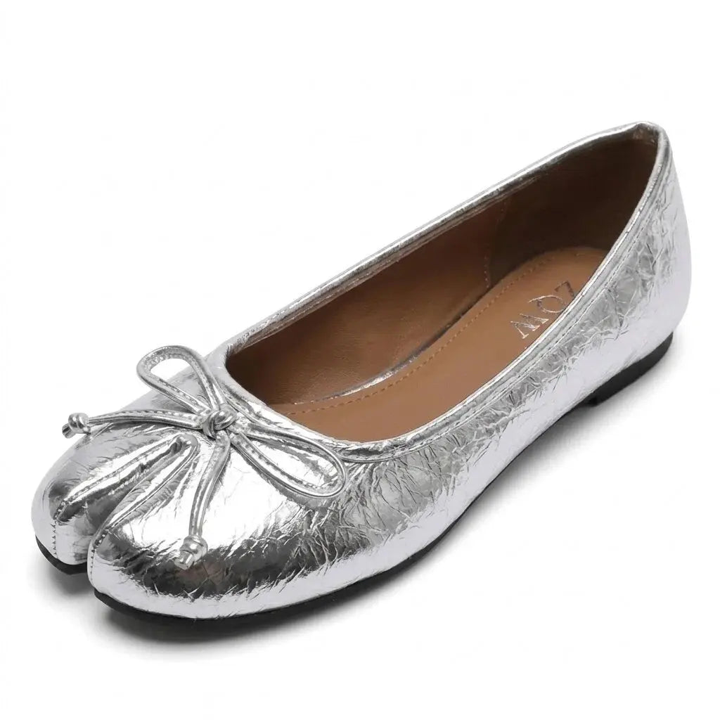 Bow Tabi Ballet Flats