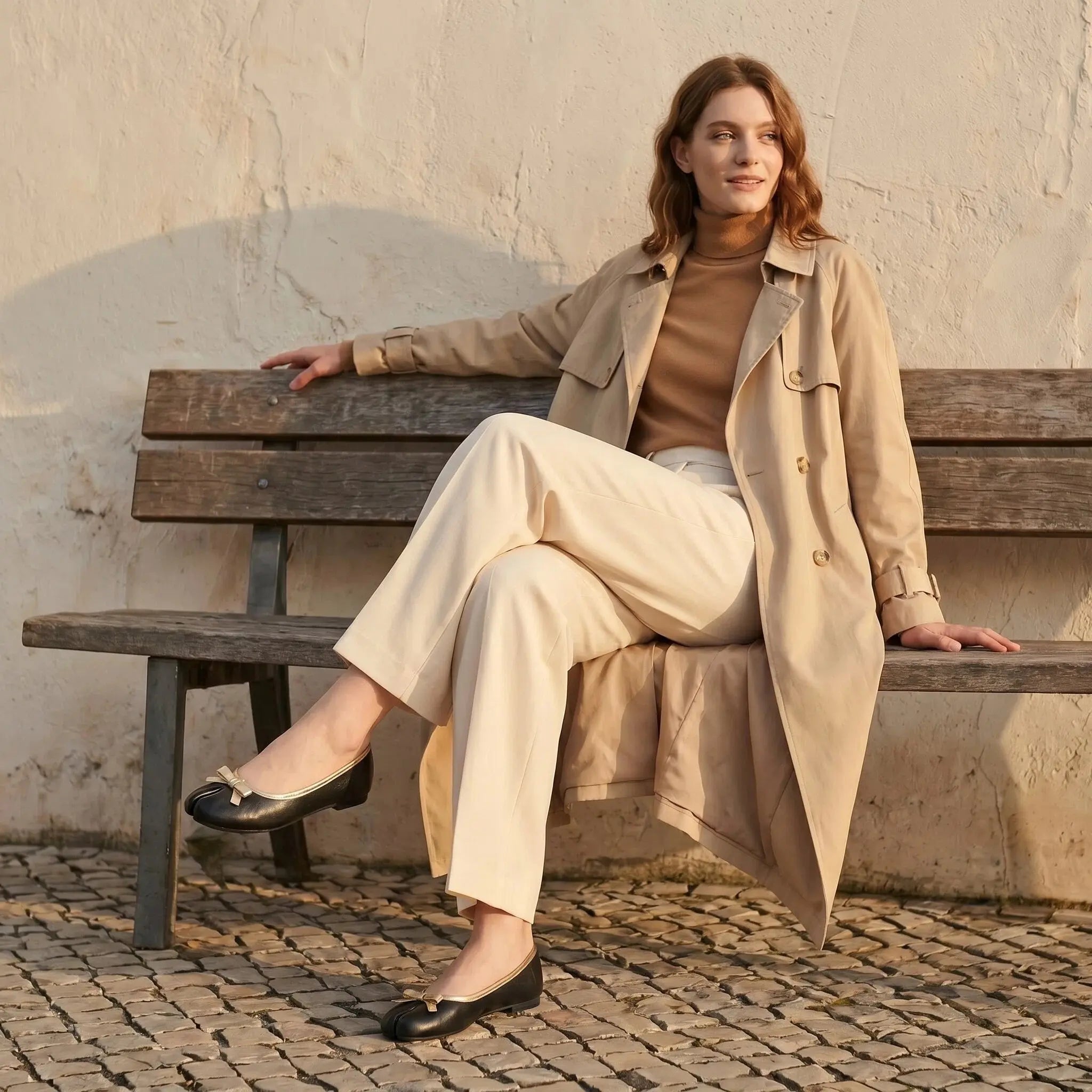 Tabi Bow Ballet Flats