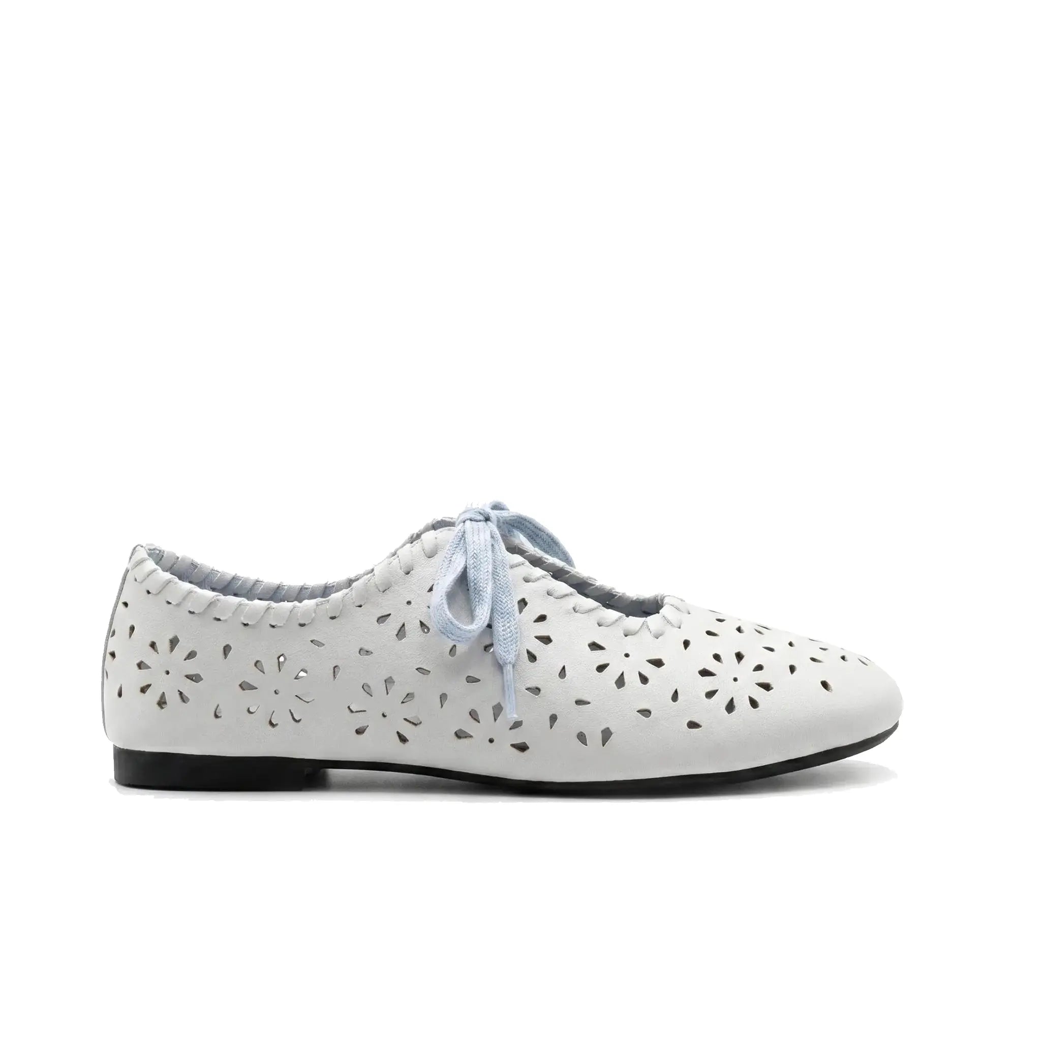 Cutout Floral Mary Janes